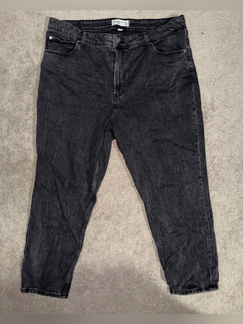 Abercrombie & Fitch High-Rise Black Jeans